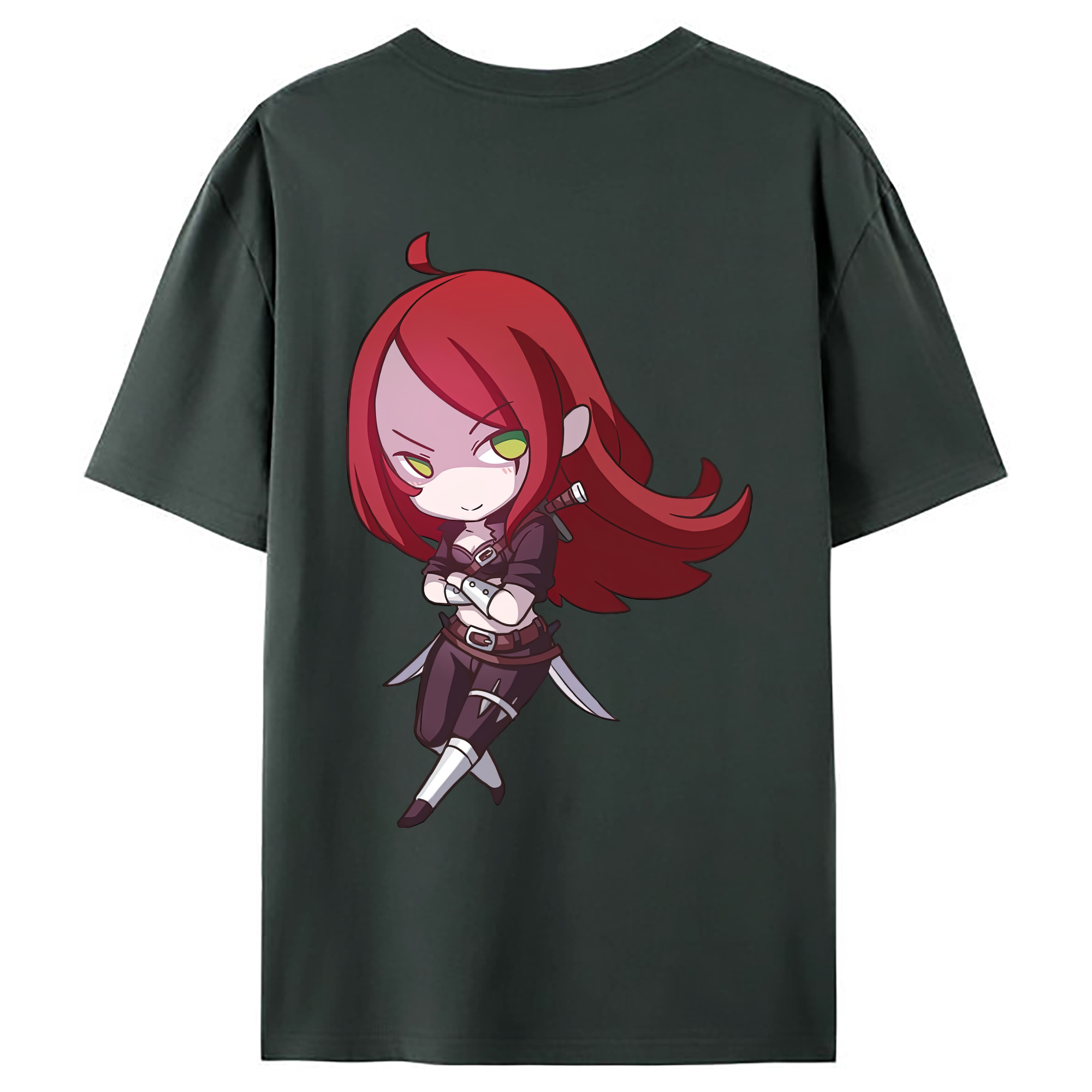 （画像用） リーグ・オブ・レジェンド League of Legends LOL 綿100％ メンズ半袖Tシャツ（バックプリント） 通気性
